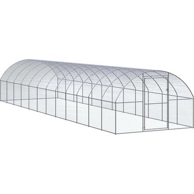 vidaXL Venkovní klec pro kuřata 3 × 12 × 2 m pozinkovaná ocel 9799.3095468