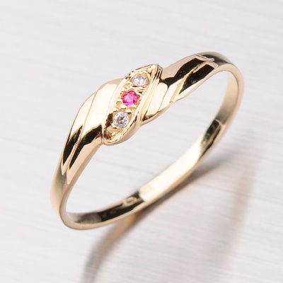 Klasický prsten ze zlata 451-0501-04