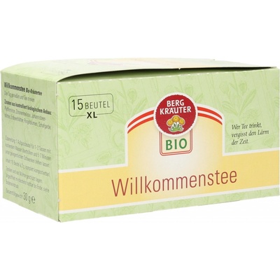 Österreichische Bergkräuter Bio čaj na uvítanou Čajové sáčky XL 15 x 2 g