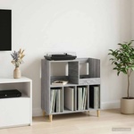 vidaXL Стойка за грамофон Сив Сонома 82 x 39, 5 x 82, 5 см (8012887)