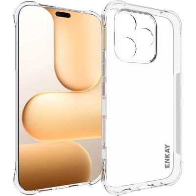 Huawei ENKAY HAT PRINCE Прозрачен Калъф за Honor 600 Lite 5G - TPU, Подсилени ъгли, Прозрачен