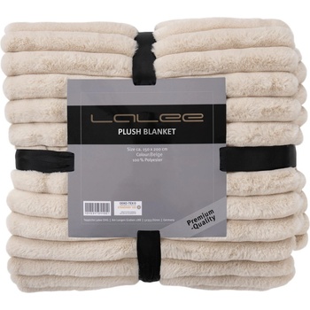 Lalee Одеяло Plush Blanket PLB 500, 150x200, бежов (PLB500BEI150200)