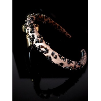 Radi handmade Леопардова диадема в розово (711)