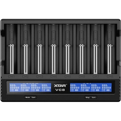 XTAR USB VC8 3.6/3.7V Li-Ion 1.2v Ni-Mh Ni-Cd – Zbozi.Blesk.cz