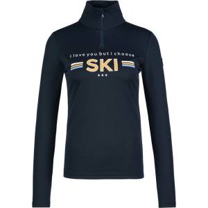 We Norwegians Дамски вълнен пуловер We Norwegians Women's Bibi ZipUp Jumper - Navy Blue - размер XL (105-6529-0115)