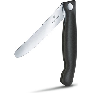Victorinox Комплект нож и дъска за рязане Victorinox Swiss Classic, сгъваем, черен (6.7191.F3)