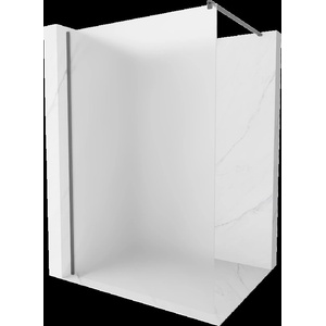 Mexen Kioto стена за душ Walk-in 70 x 200 см, матова 8 мм, gun metal - 800-070-101-95-30 (800-070-101-95-30)