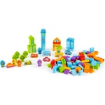Eco Toys Дървени образователни блокчета City 100 бр. сортер (SR19001)