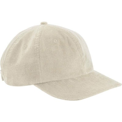 Beechfield B 682 Heritage Cord Cap 6 panelová COT53068205299-stone Šedá kamenně