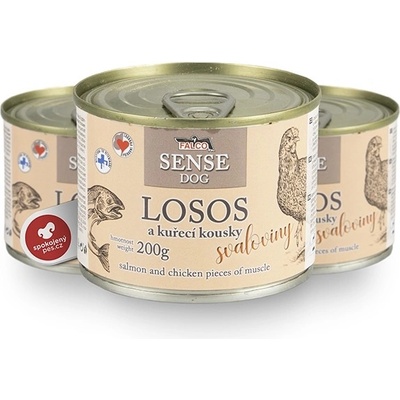 Sokol Falco Sense Dog losos a kuracie 200 g