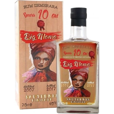 Big Mama Sauternes Cask 10y 40% 0,7 l (holá láhev)