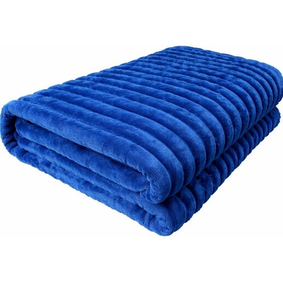 4sleep Mikroplyšová deka Viola kralovská modrá