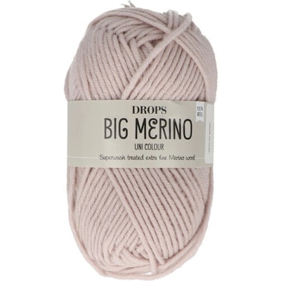 Priadza Drops Big Merino Uni Colour, 50 g - svetlo béžová