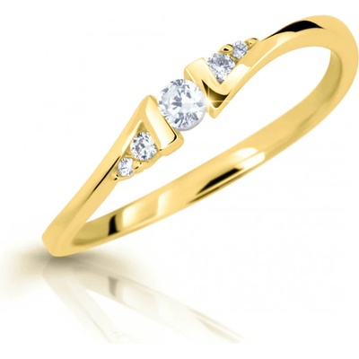 Cutie Jewellery prsteň zo žltého zlata so zirkónmi Z6720 3054 10 X 1