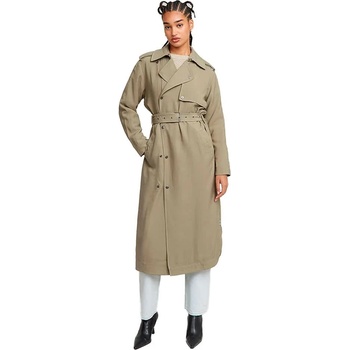 G-STAR Палто G-Star Fluid trench coat - Beige (Ensis Green)