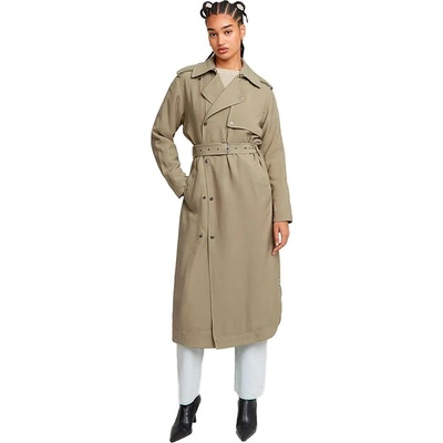 G-STAR Палто G-Star Fluid trench coat - Beige (Ensis Green)