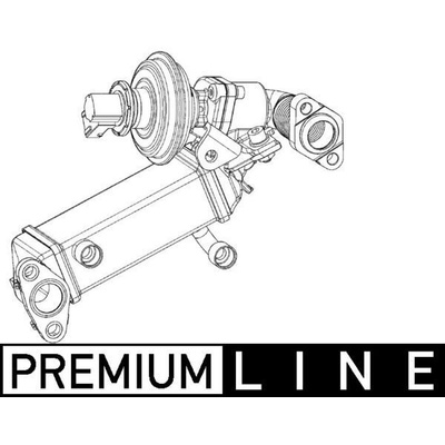 Chladič, recirkulace spalin MAHLE CE 9 000P