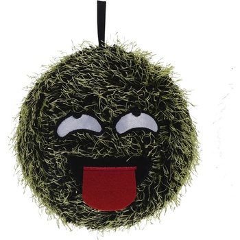 H&L Chlupatý míč s obličejem Zelená