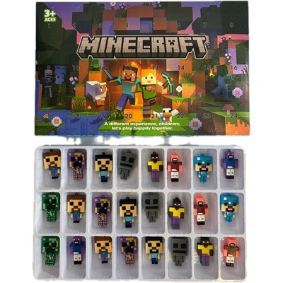 Adventní kalendář - Minecraft, samé figurky