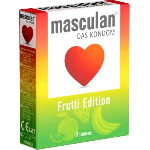 Masculan Single: Frutti Edition, 3 condoms