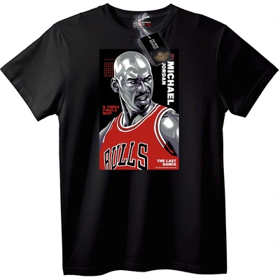 NOONEBRAND Тениска Michael Jordan Bulls Последният танц - S, White