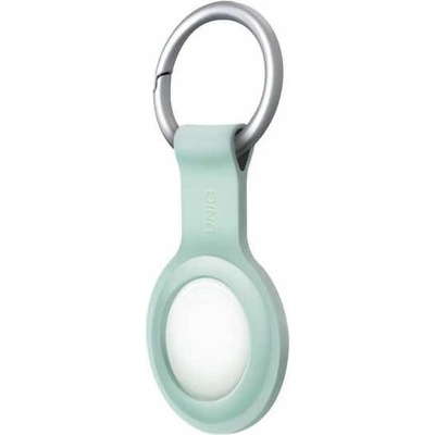 Uniq Силиконов ключодържател за Apple AirTag - Uniq Lino Liquid Silicone Case (зелен) (UNIQ-AIRTAG-LINORN)