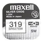 Maxell Бутонна батерия сребърна maxell sr527 sw 1.55v /319/ 1.55v (ml-bs-sr527-sw) - xtreme