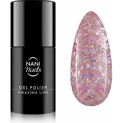 NANI gél lak Amazing Line Rosy Confetti 5 ml