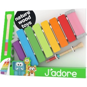 Jadore Дървен ксилофон Jadore - Дъга (JD811305) - baby