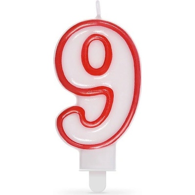 Dortová číslová svíčka "9"