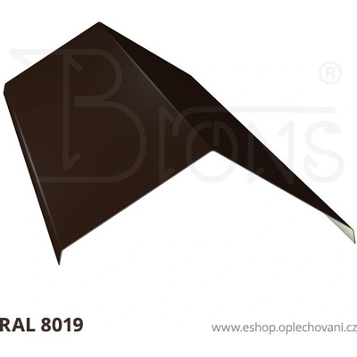 Brons Hřebenáč 240 1 m RAL 8019 tmavě hnědá pozink