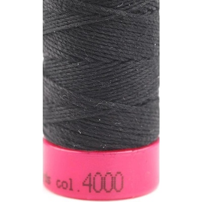 Polyesterová nit Amann Aspo 30, 30 m, 4000 černá