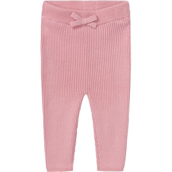 LUPILU dívčí pletené kalhoty BIO růžová