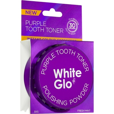 White Glo Purple Tooth Toner Polishing Powder bielenie zubov 30 g