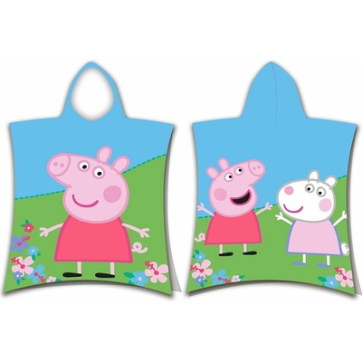 Jerry Fabrics pončo Peppa Pig 061 rozmer 50 x 115 cm