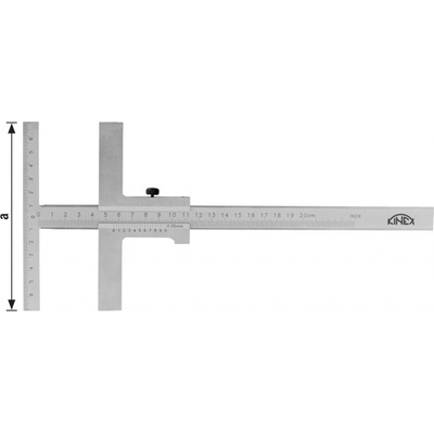 KINEX Posuvné měřítko na rýsování paralelní, typ T 300 mm/160 mm 6007-02-300
