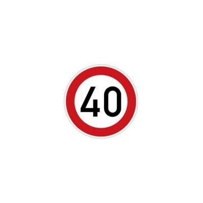 Označení rychlosti 40km, reflexní (pr.200mm) 12538B