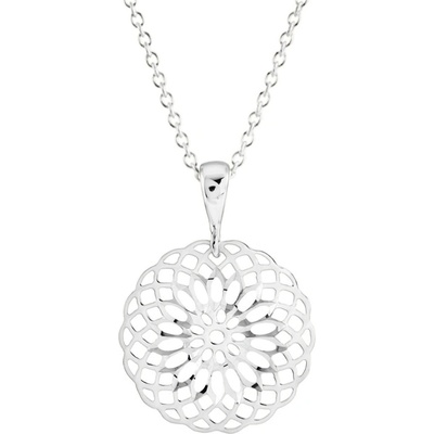 Gemmax Řetízek s Mandalou z bílého zlata GLSWN-81201-39271