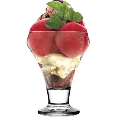 LAV Pohár na zmrzlinu Frosty 10 cm sklo 12 x 305 ml