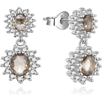 Moiss Originálne strieborné náušnice s kubickými zirkónmi E0003113