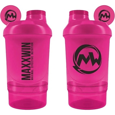 MAXXWIN Šejkr 300+150 ml - růžová