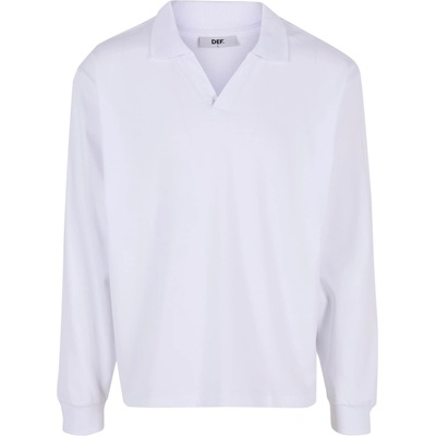 DEF DFLS030 pánské triko BRIGHT WHITE