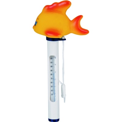 Sparkly POOL Bazénový teploměr plovoucí s plovákem ryba