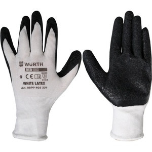 Würth Латексови работни ръкавици Würth RED STRIPE WHITE LATEX №7, пакет 12 чифта