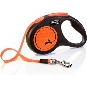 flexi Автоматичен повод flexi new neon s лента ОРАНЖЕВ 5м - 15 кг 03200