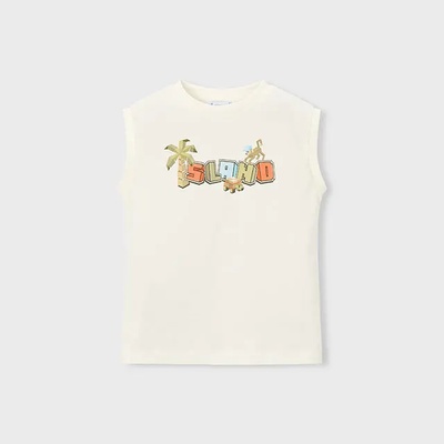 MAYORAL Потник презрамки цвят сметана Island за мини момче Mayoral