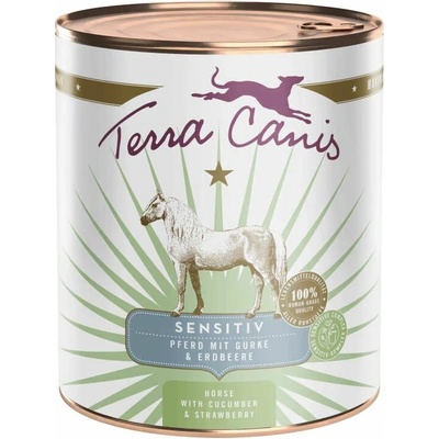 Terra Canis Sensitive Horse with cucumber & strawberry 800 g