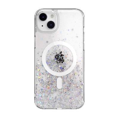 Starfield M Case With MagSafe - дизайнерски хибриден удароустойчив кейс с MagSafe за iPhone 14 Plus (прозрачен)