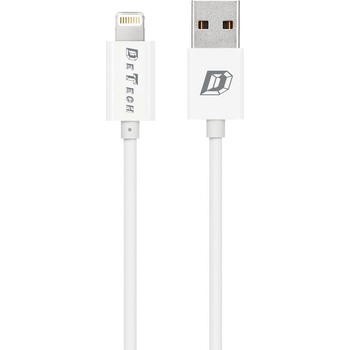 DeTech Data cables DeTech, 10pcs. For iPhone 5/6/7, 1.0m, White - 14136 (DE-14136)