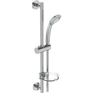 Ideal Standard Idealrain - Комплект душ-глава 100, 1 струя, штанга и маркуч, хром B9414AA (B9414AA)